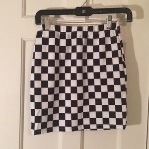 Small Checkered Skirt